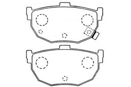 DB1166PM REAR DISC PAD SET FORD Corsair 2.0 GL 2.4 GHIA 89-92 HYUNDAI Elantra Fx Coupe Lantra S Coupe Tiburon KIA Cerato Spectra 6/04-2007 NISSAN Maxima HJ30 PJ30 Pintara Skyline ADB1166  DB1166 DB1166HD DB1166B  TRW GDB3051 TRW GDB3170