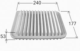 A1013 AIR FILTER FOR YARIS 05- 1.3L 1.5L ASCENT 1.8LTR FA-3301 A-3301 WA5042 A1559 17801-0M020 17801-21050 AF3068 FA-3529 FA3529