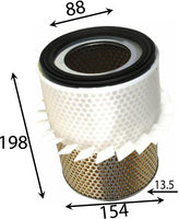 A154J AIR FILTER FOR HILUX TOYOTA A-3331 FA-3331  A310 / 17801-31050 FA3024 FA-3024   P500021 17801-54080 17801-54120