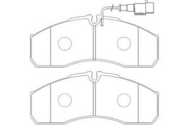 PN0072W DISC PAD SET NiBK JNBK FRONT AND OR  REAR KIT PN0072 IVECO       DAILY III Box Body / Estate, 05/99 -               DAILY III Platform/Chassis, 05/99 - DB1971