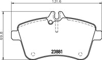 8DB 355 010-331 DISC PAD SET FRONT PREPARED FOR WEAR INDICATOR DB2233 GDB1628 8DB355010-331