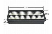 A468J AIR FILTER MAZDA MPV 2.5L - LW SERIES   V6 - GY  MAZDA MPV 3.0L - LWA2 SERIES - V6 MAZDA MPV LW SERIES 1 GY 6 2.5L  MAZDA MPV LW SERIES 2 AJ 6 3.0L  MAZDA MPV LW SERIES 3 AJ 6 3.0L   MAZDA TRIBUTE 2.0L  2001-2005 MAZDA TRIBUTE 2.3L