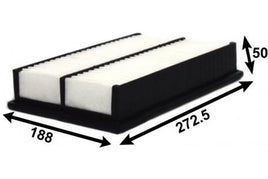A25475 AIR FILTER MAZDA3 BK SERIES 1 LF MZR 4 2.0L  2004-2008 MAZDA3 BK SERIES 2 LF MZR 4 2.0L   2006-2009 MAZDA3 BK  2.0L DIESEL TURBO INTERCOOLED 2008-2009 MAZDA3 BL MZR-CD 4 2.2L DIESEL TURBO INTERCOOLED