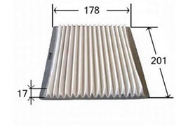 AC302J CABIN AIR FILTER  FOR CA-10140 Mitsubishi    Colt 1.5L    2006-03/2011   ES VR-X RG RZ Petrol  4Cyl  4G15 Mivec  MPFI  DOHC 16V  MITSUBISHI7803A026 MITSUBISHIMN140141 FOR TOYOTA01452-1770 RYCORCA300P WESFILWACF0160 RCA300 014521770