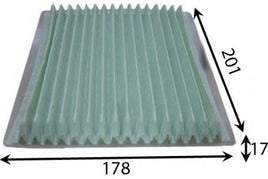 AC302C CABIN AIR FILTER  CAC-10140 Mitsubishi    Colt 1.5L    2006-03/2011     RYCORCA300C RCA300  WESFILAZUMIAC23302 MITSUBISHIMN140141 VICAC-302E