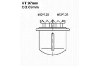 JN7090 FUEL FILTER UNI EFI SUZUKI SWIFT 1.3L 4CYL LS G13B MPFI 01/89-2000  SWIFT 1.3L 4CYL LS G13B MPFI 10/86-1986