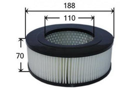 A109J AIR FILTER FOR FA-1101 KE3 / KE5 / KE7 - MOST ENGINES MODEL - 1976-1980 FOR TOYOTA COROLLA KE55 / KE70 - MOST ENGINES MODEL - PETROL - 1969-1976 TOYOTA TOWNACE KR42 CAR TRUCK FA3672 A-1101   A114 1780113070