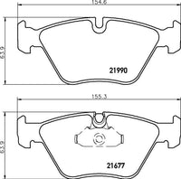 8DB 355 010-711 DISC PAD SET FRONT PREPARED FOR WEAR INDICATOR DB1364 GDB1264 8DB355010-711