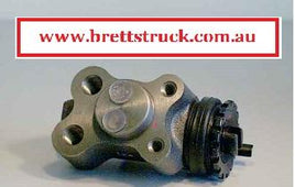 11510.117 LEFT HAND REARWARD LH RWD FRONT WHEEL BRAKE CYLINDER 1"1/8 BORE  MAZDA FORD TRADER 110MM WIDE ** O509 6 STUD TRADER O811 6 STUD O812 8/1989- O812 1984- SL TURBO T3500 SL TURBO 3.5L T3500 SL TURBO T4000 T4100 1984- T4600 1995- 6 STUD