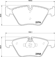 8DB 355 011-321 DISC PAD SET FRONT PREPARED FOR WEAR INDICATOR DB1856 GDB1559 8DB355011-321 330 Series 2005 - NOW 330xi (E90, E91, E92) AWD DB1856     BMW 520 Series 2003   BMW 330 Series 2005 - 330i (E90, E91, E92, E93) DB1856