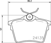 8DB 355 011-501 DISC PAD SET REAR EXCL. WEAR WARNING CONTACT DB2033 GDB1596 8DB355011-501 Citroen C5 2008 - NOW 1.6, 1.8, 2.0, 2.0d (304mm Disc / Disc + Mech Parkbrake)    Citroen C5 2008 - NOW 2.2d HDI, 2.7d HDI, 3.0V6  407 Series 2004 -