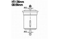 FS25090 FUEL FILTER MAHLE/KNECHT    KL121 MAZDA    KF01-20-490B MAZDA    KL05-13-480 MAZDA    KL05-20-490 MAZDA    KL05-20-490A MAZDA    KL05-20-490B MOTORCRAFT    AFG 57 NIPPARTS    J1333025