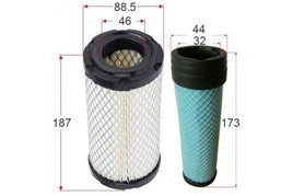 A0690SET AIR FILTER OUTER + INNER A0690 A0690OUT JOHN DEER THERMO KING KUBOTA   Baldwin: Donaldson: Fleetgaurd: John Deere: Komatsu: Kubota: Yanmar:RS3715 P822686 AF25550 M113621 11965512560 1G659-11220 119655-12560