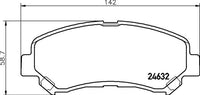 8DB 355 013-781 DISC PAD SET FRONT PREPARED FOR WEAR INDICATOR DB1946 GDB3467 8DB355013-781
