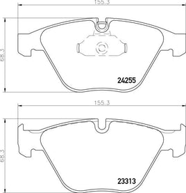 8DB 355 013-931 DISC PAD SET FRONT PREPARED FOR WEAR INDICATOR GDB1729 8DB355013-931