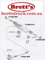 11355.304  RH LH LOWER RWD REARWARD CONTROL ARM BUSH  MC120821 MK383558 ROSA BUS MITSUBISHI FUSO    DRAGLINK   BUS STEERING ARM ROD  BE BE649 1999-    ROSA BUS    4D34-3AT4    3.9L    1999-