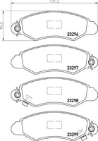 8DB 355 017-011 DISC PAD SET FRONT WITH ACOUSTIC WEAR WARNING   8DB355017-011 T3092 SUZUKI 5520080E10 SUZUKI 5520080E10000 SUZUKI 5520080E10B00 SUZUKI 5520080E10DOM