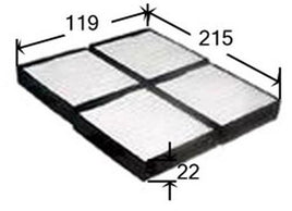 AC4501SET CABIN AIR FILTER MAZDA 323 323 PROTEGE 1.6L 1.8L BJ20 2002-2004 MAZDA 626 626 2.0L 8/97-02 MAZDA 626 626 GF FS 4 2.0L PETROL ASPIRATED 1997-2002 MAZDA PREMACY 1.8L/2.0L  RCA102P RCA102 CA-1703 GE6T61J6X  WACF0038 CA1703