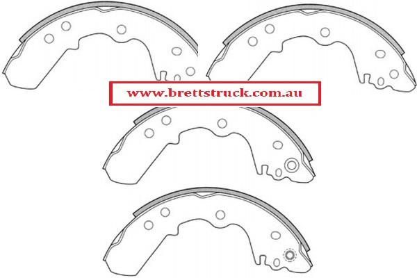 FN4452 REAR BRAKE SHOE SET OF 4 SHOES NiBK JNBK Holden Rodeo all model ...