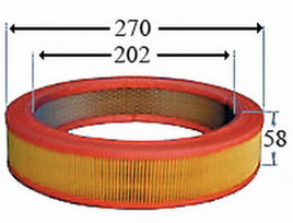 A23326 AIR FILTER  AC Delco    ACA77   PA2117 CHAMP    AF-604 DONALDSON    P500005 FLEETGUARD    AF4952 FRAM    CA4325 FSA    FA1005  MANN    C2758 MITSUBISHI    MD604880     A43467 REPCO    RAF475 RYCO    A330  WESFIL    WA330 WIX    46042