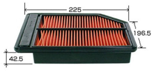 A886J AIR FILTER HONDA CIVIC 1.8L R18A VTI, VTI-L 2006-ON HONDA CIVIC ...