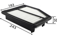 A28002 AIR FILTER HONDA A-16990 FA-16990 17220RIAA01 17220-R1A-A01 17220R1AA01 49031 PA4452 WA5312 A1815 Honda    Civic 1.8L  2.0L    2012-   9th Gen. Petrol. 4Cyl. R18Z1/R20A5. MPFI. SOHC/DOHC 16V