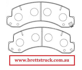 PN1441 DISC PAD SET NiBK JNBK FRONT   KIT FOR DAIHATSU Delta HINO DUTRO FOR TOYOTA Dyna TOYOTA Quick Delivery KASHIYAMA    D2207M02 Miyaco    MD327M NISSHINBO    PF-1441 SB    BP21441 SUMITOMO    SN879P