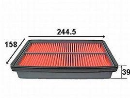A25457 AIR FILTER MAZDA 323 323 PROTEGE 1.6L 1.8L BJ10/M/P 1998-2001 MAZDA 323 323 PROTEGE 1.6L 1.8L BJ20 2002-2004 MAZDA PREMACY 1.8L/2.0L - BP/FS SERIES - PETROL - 4CYL - 2001-2007 MAZDA PREMACY PREMACY CP