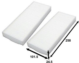 AC2507 CABIN AIR FILTER NISSAN NAVARA D40 27274-EA000 27274EA000 CU2623 WACF0070 RCA174 RCA174P  NAVARA D40 SERIES VQ40 ENG 6CYL 4.0L PETROL ASPIRATED 2005-2011   D40  YD25 ENG 4CYL 2.5L  TURBO  2006-2012 NISSAN   PATHFINDER R51 SERIES VQ40 YD25