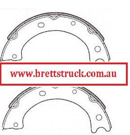 11526.100 H/BRAKE HANDBRAKE SHOES SHOE PR PAIR  PARK BRAKE HINO  HINOFB4J 1996-RANGER 4J05C5.3L1996-HAND BRAKE SHOES 11526.022