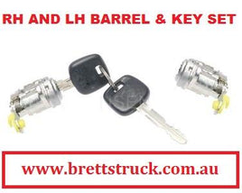 17800.113 RH AND LH DOOR BARREL AND KEY SET KIT HINO   PRO 2003- RIGHT HAND DRIVERS SIDE AND LEFT HAND PASSENGERS FB4 FD FD1J FG1J FM1J FT1J GH1J GT1J FT1J