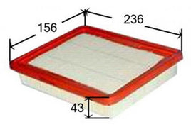 A11303 AIR FILTER  Hyundai S Coupe 1.5L 1990-1996 WA921  Petrol  4Cyl  WITH Panel housing. Inc. Turbo SAKURAA-2803 FA2803 FA-2803 A2803