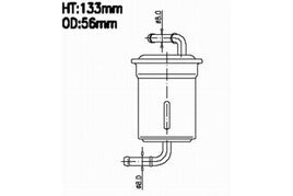 FS9052  EFI FUEL FILTER  CARQUEST86326 CATERPILLAR043-0914 CHRYSLERFG-866 DAIHATSU4234-77010 DEUTSCHFF740 FIAAMFT 5185 FOMOCOE92Z-9155-B FRAMG491 FSAFF2064 FUEL MISERFI-0125 GM25067075 GURGFI49052