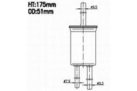 FSP51036M EFI FUEL FILTER 33424  P550556    DONALDSON      AFG72MC    FORD          BF7742    BALDWIN         FS-1912   FF2260   2L2Z-9155-AB    F65472             JF1036M     19266235            Z623    RYCO         WZ623    WESFIL
