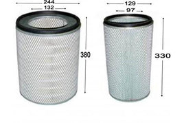 A0405SET  AIR FILTER OUTER AND INNER SET KIT   AZUMIA20405SET KOMATSU600-181-126-0 KOMATSU6112-83-7600 SAKURAA5604S FA5604S A-5604S A-5604-S