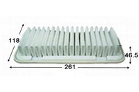 A196J  AIR FILTER FOR Toyota Yaris 1.0L  1.3L 2005-on  1KR-FE/2SZ-FE   DOHC 12V/16V Toyota Echo 1.0L  1.3L 16V 2005-on   EXCAVATOR UTE WA5099 17801-23030 17801-0J020 1444PV 1444-PV 1444-PW CITROEN PEUGEOT