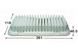 A196J  AIR FILTER FOR Toyota Yaris 1.0L  1.3L 2005-on  1KR-FE/2SZ-FE   DOHC 12V/16V Toyota Echo 1.0L  1.3L 16V 2005-on   EXCAVATOR UTE WA5099 17801-23030 17801-0J020 1444PV 1444-PV 1444-PW CITROEN PEUGEOT