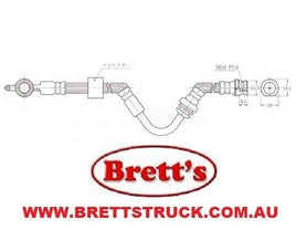 BH25098R 11512.525 BH25098R MAZDA T FORD TRADER REAR BRAKE HYD HOSE HYDRAULIC LINE  TITAN MAZDA  W215-43-980 MAZDA    W215-43-980B W21543980 T3000  T3500  T4000  T4100  Rear Brake Hose    Apr 89~        WG#