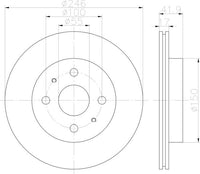 8DD 355 114-421 Front Brake Disc DR12495 DBA2498 DAIHATSU  CAR 142.1518 CIFAM 800-923 DAIHATSU 4351297402000 FiT FR0567V Fritech DF1217 INTERBRAKE TT451V LPR D3001V Metelli 23-0923 NK 205114 SB BR21208T FOR TOYOTA 4351297402 TRUSTING DF1217  8DD355114-421