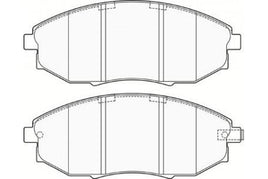 PN0380 DISC PAD SET NiBK JNBK FRONT KIT  DB1688 HOLDEN EPICA CDX EP CDX 2007-2011 2.0L 2L 2.5L X20D1 X25D1  DOHC WT 16 24V