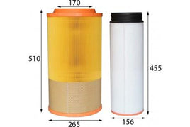 A0521S AIR FILTER  SET A0521 OUTER AND INNER KIT  AZUMI    A31009S FILTRON    AM446/3 HENGST FILTER    E428L01  MAN    81.08405.0016   81083030052 81084006012  81084050020 81084050021  82084050016  82084050020   82084050021 MANN    C2712501