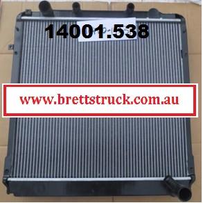 Coaster Radiator SPEC 14001.538 RADIATOR FOR TOYOTA COASTER 1997-1999 TOYOTA COASTER HZ ...