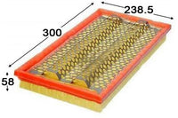 A2515 AIR FILTER Ssangyong    Korando 2L 2.0L XDi    2011-on     C200 Turbo Diesel 4Cyl  OM671-950  DI  DOHC 16V