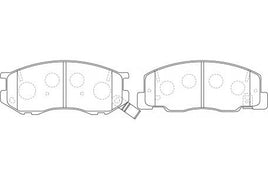 8DB 355 009-481 DISC PAD SET FRONT WITH ACOUSTIC WEAR WARNING FOR DB1372 GDB3157 8DB355009-481