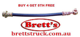 BH22082F 11512.521 NISSAN PATROL  FRONT BRAKE HYD HOSE HYDRAULIC LINE Front Brake Hose Jan 87~Dec 99 2.8 L Y60 Front Brake Hose Jan 87~Dec 99 3.0 L Y60