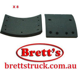 AF293 BRAKE LINING KIT SET LINING SET REAR 20" FK115  FK415 NISSAN UD  LK245 AF293 AF293P MITSUBISHI FUSO  TBK LINING LININGS  44066-Z5072 44066Z5072Z 3G5007 MC8708369