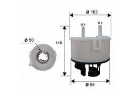 FS13002  FUEL FILTER IN TANK IN-TANK  KIA SORENTO XM    4    2.4    10/2009-07/2011    Petrol    G4KE9 MPFI DOHC 16V  XM    V6    3.5    08/2011-06/2015    Petrol    G6DC