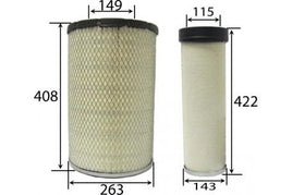 A0515SET AIR FILTER OUTER  & INNER SET KIT A0515 + A0515OUT  AZUMIA31003SET A31003OUT+A31003IN  A-5330-S FA5330-S FA-5330-S   A63 452 803 06+A63 452 802 06MERCEDES-BENZ