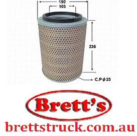 A611J AIR FILTER HINO P500043 178012410 17801-2410 AF25475 A-1308 HP 9 ...