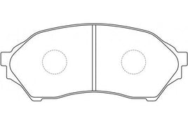DB1358PM DISC PAD SET  FRONT FORD Laser 1.3 BJ3PF 1.5 BJ5PF (FWD) BJ5WF (FWD) 2.0 BJEPF KQ Sedan & Hatchback 1.6 MAZDA 323 BJ Familiar BJ Familiar Wagon BJ DB1358 ADB1358